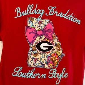 Georgia Bulldogs womens t-shirt unisex cut